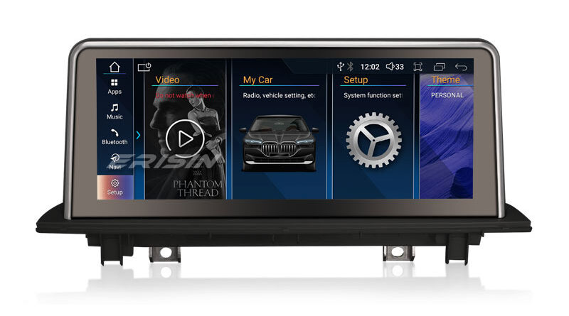 Erisin ES3348N 10.25 HD 2K IPS Android 14 Car Stereo GPS Satnav for BMW X1 F48 with NBT Bluetooth 5.0 CarPlay Android AU