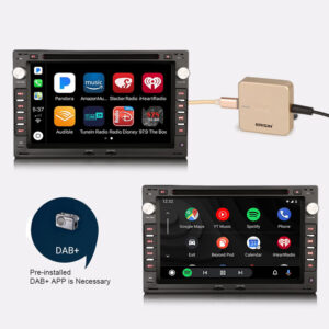 Erisin ES364N DAB+ Box amplified digital radio antenna for Android 6.0 to Android 13 Autoradios