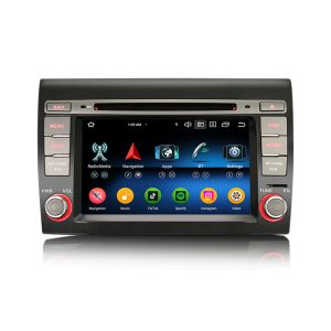 Erisin ES6771FN Car Radio Android 14 Auto Carplay For Fiat Bravo 2007 - 2014 Multimedia Video Player Stereo GPS 2 Din Head Unit IPS Screen WIFI