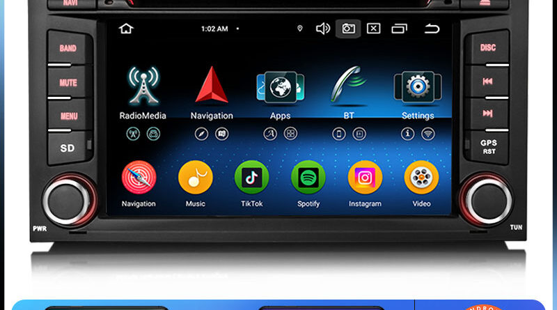 Erisin ES6732S 1Din Android 14.0 Car DVD GPS For Seat Leon Stereo DSP CarPlay & Auto Radio TPMS DAB+ 4G LTE Bluetooth 5.