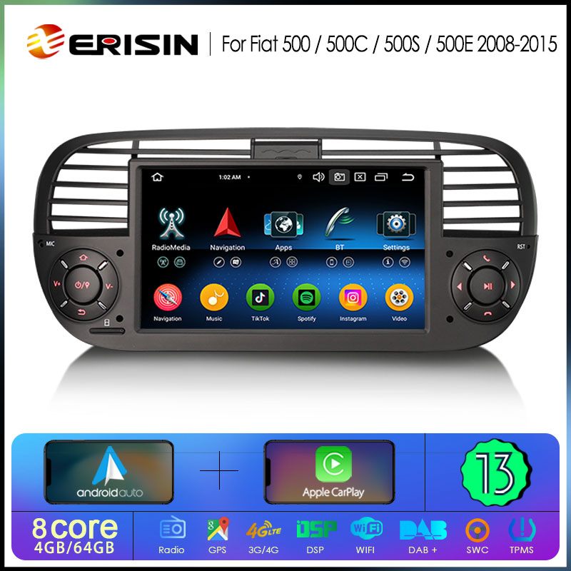 Autoradio Android 13 Con Bluetooth E CarPlay - 8.8" 4GB+64GB Per VW, Seat, Skoda - Foto 11