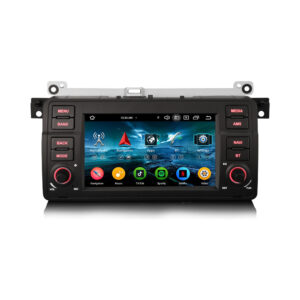 Erisin ES5746BN IPS Screen Android 14 Car Stereo GPS SatNav For BMW 3er/M3 E46 Rover 75 MG ZT DSP 4G WiFi Wireless CarPl