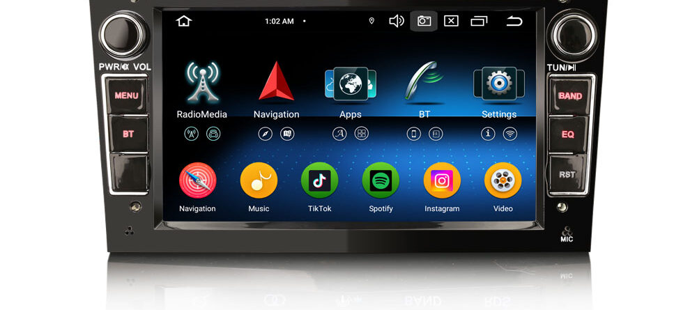 Erisin ES5760PBN Android 14 Car Stereo GPS System For Opel Astra(H) Combo Corsa(D) Meriva Signum Zafira(B) Vivaro CarPla