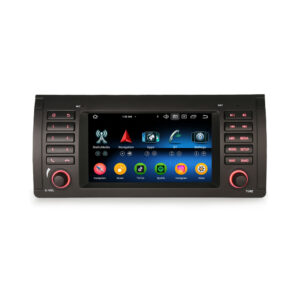 Erisin ES5753BN IPS Android 14.0 Car Stereo GPS SatNav Radio For BMW X5 E53 DSP 4G LTE WiFi Wireless CarPlay Auto Blueto