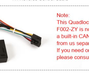 F002-ZY Quadlock Harness with CAN-Bus Decoder box speical for ES5766FBN