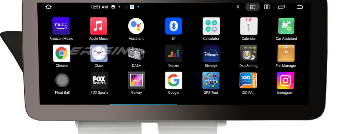 Erisin ES4674AL 12.3″ IPS Screen Android 14.0 Car Stereo For Audi A4/A5/B8/S4/S5 (2009-2016) DSP Carplay Auto Radio 4G L