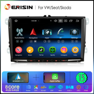 Erisin ES6791V Android 14.0 Car Stereo For VW Sharan Golf Seat Altea Skoda Fabia GPS Navi CarPlay Auto Radio DSP 4G LTE BT5.0