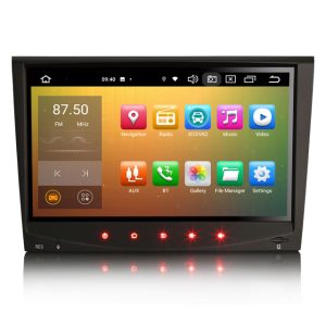 Erisin ES8558C 7" IPS Android 14.0 Car Multimedia For Porsche 911 Cayman Boxster 987 GPS DSP WiFi BT5.0 DAB+ Wireless CarPlay Android Auto Radio