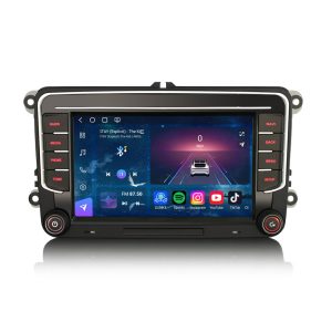 Erisin ES9035V Android 14 Car Stereo Snapdragon 460 8GB+128GB Wireless CarPlay Android Auto 4G LTE GPS For VW Golf Passat Jetta Skoda Seat