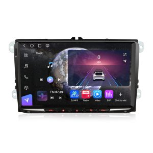 Erisin ES9091V Android 14 Car Stereo Snapdragon 460 8GB+128GB Wireless CarPlay Android Auto 4G LTE GPS For VW Golf Passat Jetta Skoda Seat