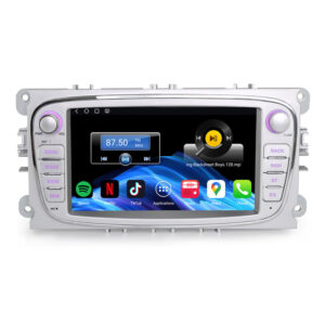 Erisin ES6668FS All-in-One Android 14 Car Stereo for Ford Mondeo Focus S/C-Max Galaxy Snapdragon 8-Core 4G LTE Hi-Fi GPS Wireless CarPlay Android Auto