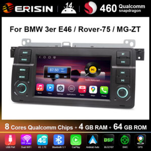Erisin Android 14 8-Kern 4GB 64GB Autoradio Mit GPS Navi für FIAT
