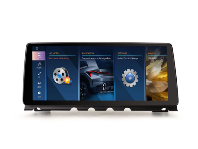 Erisin ES4701N 12.3" Android 14.0 Car Multimedia Player Screen Upgrade GPS For BMW 7 Series F01/F02 NBT System WiFi 4G BT CarPlay Auto Radio