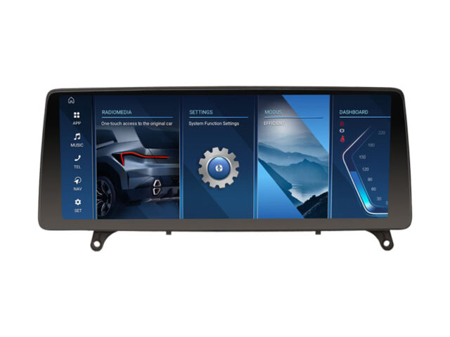 Erisin ES4770CL 12.3" Android 14.0 Car Multimedia Player Screen Upgrade GPS For BMW X5 E70 X6 E71 CCC WiFi 4G BT CarPlay Android Auto Radio