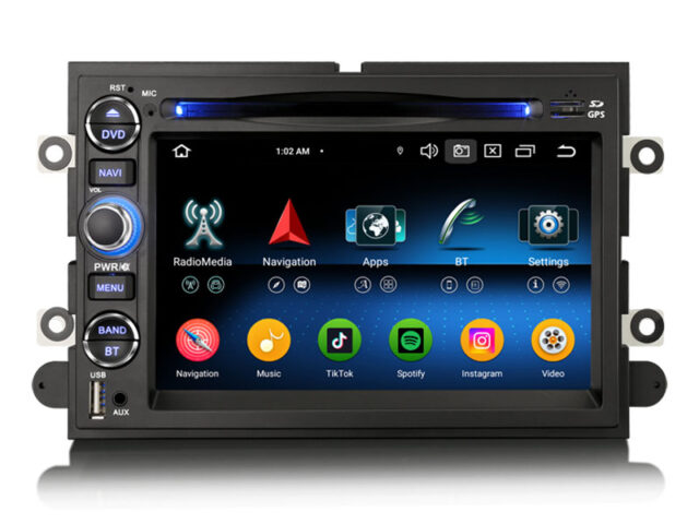 Erisin ES6552F Android 14 Car Stereo GPS DVD CarPlay For FORD F150 F250 F350 E250 E350 Explorer Expedition Edge Focus Escape AUTO Radio DSP IPS WiFi