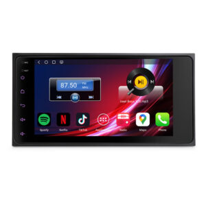 Erisin ES6612C 7" Octa-Core Qualcomm Android 14.0 Car Radio for Toyota Universal Corolla RAV4 Prado CarPlay & Auto DSP IPS TPMS DAB+ GPS Sat Nav