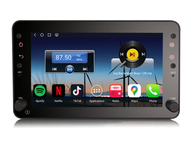 Erisin ES6620R 7" Octa-Core Qualcomm Android 14.0 Car Radio for Alfa Romeo Spider 159 Brera Sportwagon CarPlay Auto DSP IPS TPMS DAB+ GPS Sat Nav