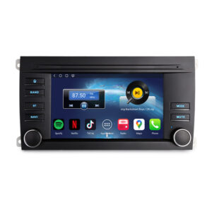 Erisin ES6614C 7" Octa-Core Qualcomm Android 14.0 Car Radio for Porsche Cayenne 2003-2010 CarPlay & Android Auto DSP IPS TPMS DAB+ GPS Sat Nav