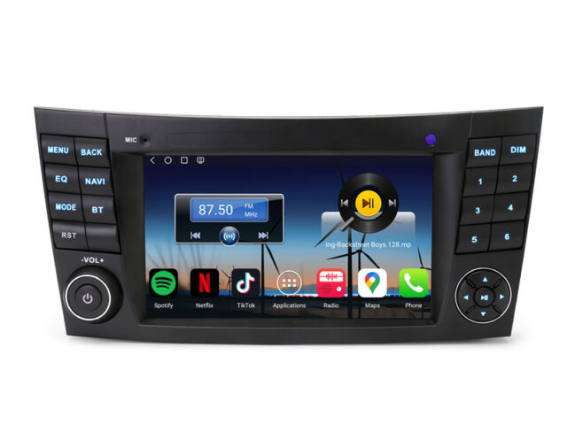 Erisin ES6681E Android 14 Qualcomm Car Stereo GPS for Mercedes Benz CLS-Class W219 E-Class W211 CarPlay AUTO Radio DSP WiFi DAB+ Canbus