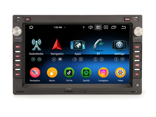 Erisin ES5509VB Android 14.0 Car Stereo For VW Bora SKODA Superb SEAT Car Multimedia Player CarPlay Auto 4G WiFi DSP GPS System IPS BT5.0