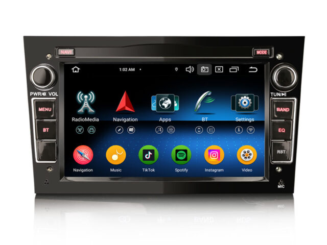 Erisin ES5560PB Android 14.0 Car Stereo For Opel Astra(H) Combo Corsa(D) Meriva Signum Zafira(B) Vivaro CarPlay Auto 4G WiFi DSP GPS System IPS Screen