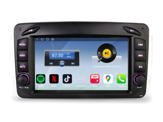 Erisin ES6663C Android 14 Qualcomm Car Stereo For Mercedes Benz Viano Vito G-Class W463 C-Class W203 CLK W209 GPS Navi CarPlay AUTO DSP