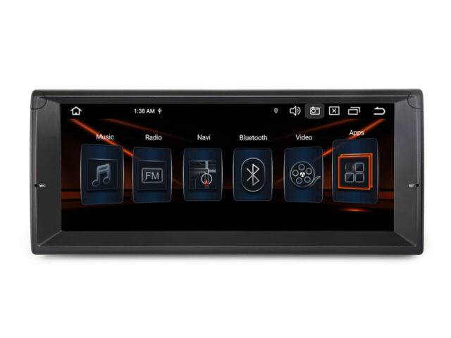 Erisin ES5503B IPS Screen Android 14 Car Stereo GPS SatNav Radio For BMW 5 Series E39 BMW M5 DSP 4G LTE Wireless CarPlay Auto BT5.0
