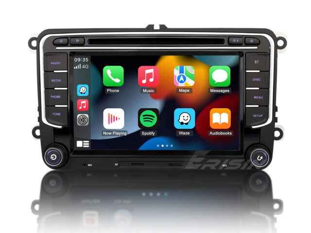 Erisin ES635V 7" MIPI Screen Linux Car Stereo GPS SatNav Radio For VW Sharan Jetta Seat Skoda DSP YouTube Wireless CarPlay Auto Bluetooth 5.1
