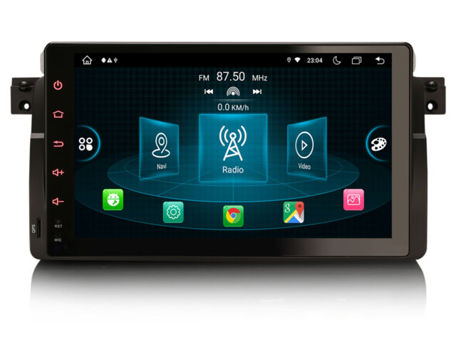 Erisin ES8996B 9" Android 14 Autoradio GPS Navigation Für BMW 3er E46 320i 325d 328i M3 Rover 75 MG ZT CarPlay Android Auto Bluetooth 5.0 DAB+