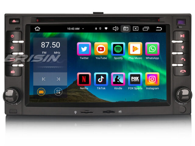 Erisin ES8532K 7" 8-Kern 4GB+64GB Android 14 Autoradio GPS für Kia Sorento Sportage Carnival Optima Cerato Magentis Carens CarPlay DAB+ DVD