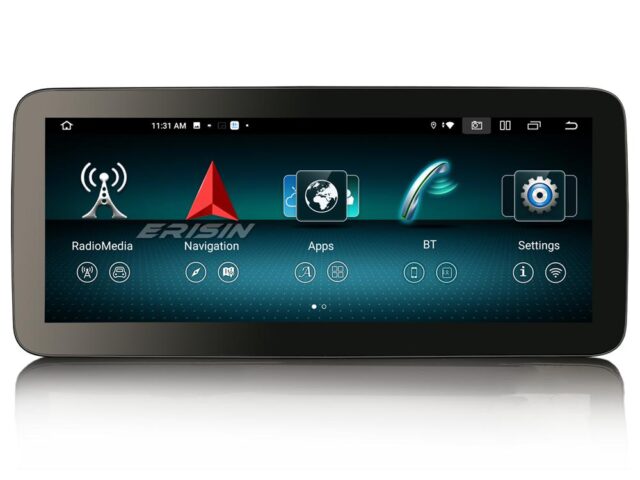 Erisin ES46GC50 12,3 Inch 8GB+128GB Android 14 Autoradio GPS Navigation CarPlay Android Auto SWC For Mercedes C/GLC/X/V-Klasse W205 X253 X253 NTG 4.0