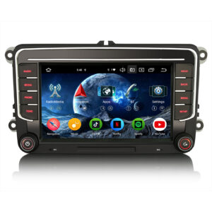 Erisin ES5534V 7" Android 14 Autoradio 2 Din GPS Navigation DAB+ CarPlay Android Auto Für VW Crafter Polo 6R Amarok Caddy Transporter T6 Skoda Yeti