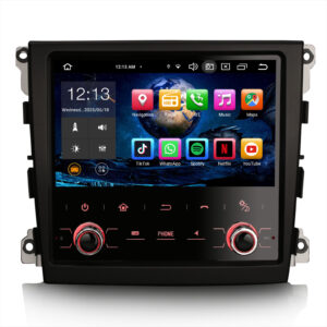 Erisin ES8561P 7 inch 8-Core Android 14 Car Stereo GPS For Porsche Panamera Support Wireless CarPlay DAB+ Navigation OBD2 Wifi FM/AM Canbus