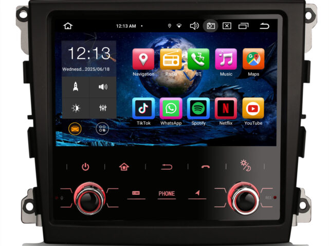 Erisin ES8561P 7 inch 8-Core Android 14 Car Stereo GPS For Porsche Panamera Support Wireless CarPlay DAB+ Navigation OBD2 Wifi FM/AM Canbus