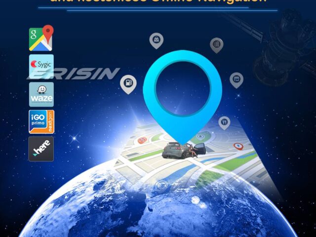 Erisin ES8546B 7 inch 8-Core Android 14 Car Stereo GPS For BMW 3 Series E46 M3 Rover 75 MG ZT Support CarPlay DAB+ OBD2 Wifi Canbus