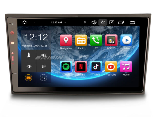 Erisin ES8508P 8" 8-Core Android 14 Car Stereo Sat Nav CarPlay DAB+ DSP Für Vauxhall Astra H Zafira Signum Corsa C/D Meriva Antara