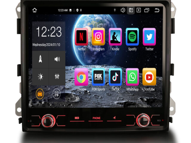 Erisin ES8542C 8.4 inch 8-Core Android 14 Car Stereo Sat Nav GPS CarPlay DAB+ Canbus SWC RDS For PORSCHE CAYENNE