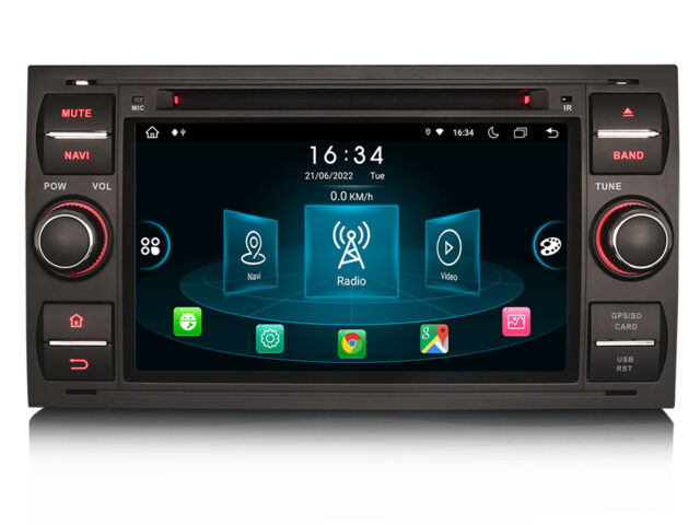 Erisin ES8966FB 7 inch 8-Core Android 14 Car Stereo Sat Nav GPS CarPlay DAB+ Navigation CD RDS For Ford C/S-Max Fiesta Galaxy Mondeo Focus