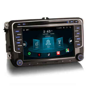 Erisin ES8935V 8-Core 7" Android 14 Car Stereo Sat Nav wireless CarPlay WiFi DAB+ BT OBD Navi OPS DTV For VW Polo Golf 5/6 Caddy Sharan Tiguan Passat