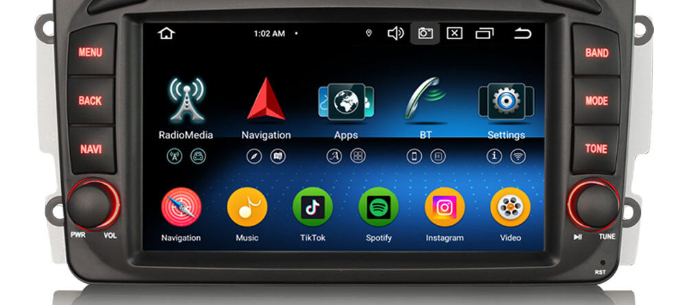 Erisin ES5563C Android 16 Car Stereo GPS SatNav Radio For Mercedes Benz C-Class W203 CLK C209 W209 Viano & Vito W639 G W