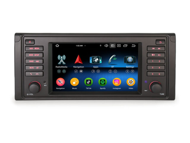 Erisin ES5539B IPS Android 16 Car Stereo GPS Sat Navi Radio For BMW 5 Series E39 M5 1996-2003 DSP 4G LTE Wireless CarPlay Auto BT5.0