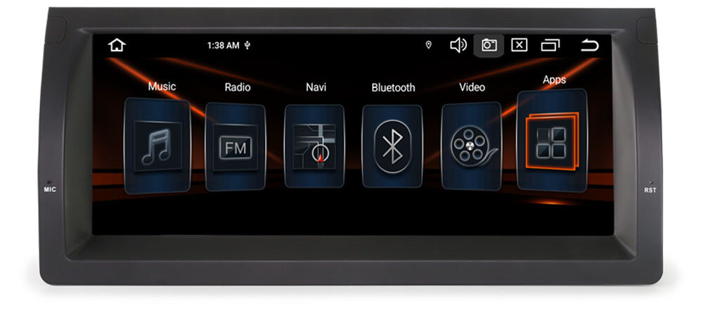 Erisin ES5505B IPS Android 16 Car Stereo GPS Sat Navi for BMW X5 E53 Radio Wireless CarPlay Android Auto Multimedia DAB+