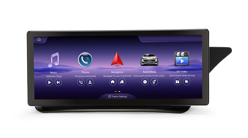 Erisin ES39E20R IPS Android 16 Car Multimedia Player Screen Upgrade For Mercedes-Benz E-Class W207 C207 A207 NTG GPS Sat