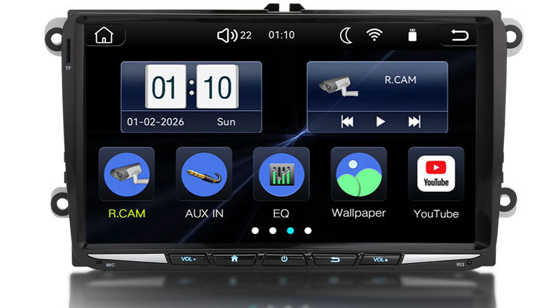 Erisin ES691V 9″ MIPI Screen Linux Car Stereo GPS SatNav Radio For VW Sharan Jetta Seat Skoda DSP YouTube Wireless CarPl