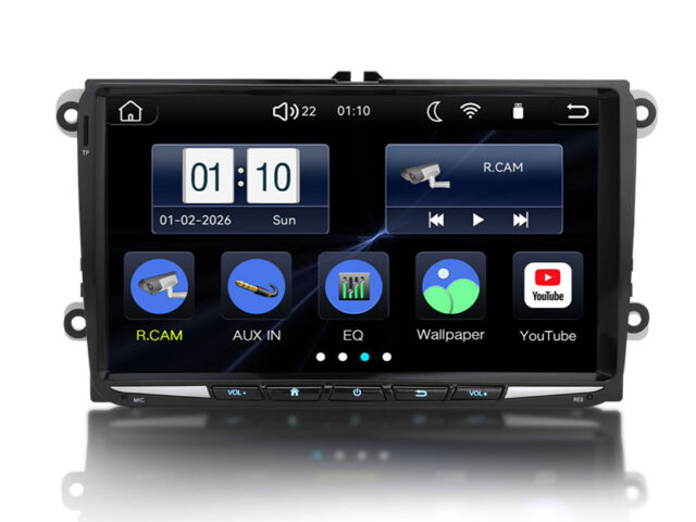 Erisin ES691V 9" MIPI Screen Linux Car Stereo GPS SatNav Radio For VW Sharan Jetta Seat Skoda DSP YouTube Wireless CarPlay Auto Bluetooth 5.1