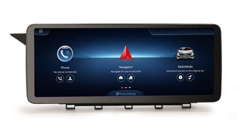 Erisin ES47GK40L 12.3″ 8GB+128GB Android 16.0 Car Multimedia for Mercedes-Benz GLK-Class X204 NTG 4.0 Screen Upgrade GPS