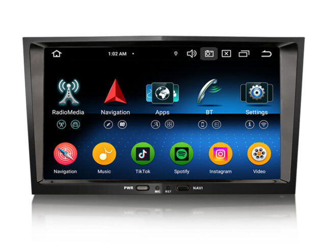 Erisin ES5508P Android 16 Car Stereo GPS Navigation For Opel Vauxhall Vivaro Astra Corsa Zafira CarPlay Auto Radio DSP WiFi 4G BT5.0 HD IPS-Screen