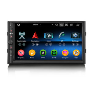 Erisin ES5536U Android 16.0 Universal 2 Din / Nissan Car Multimedia Stereo GPS Navigation CarPlay Auto Radio WiFi OPS DSP 4G LTE BT5.0