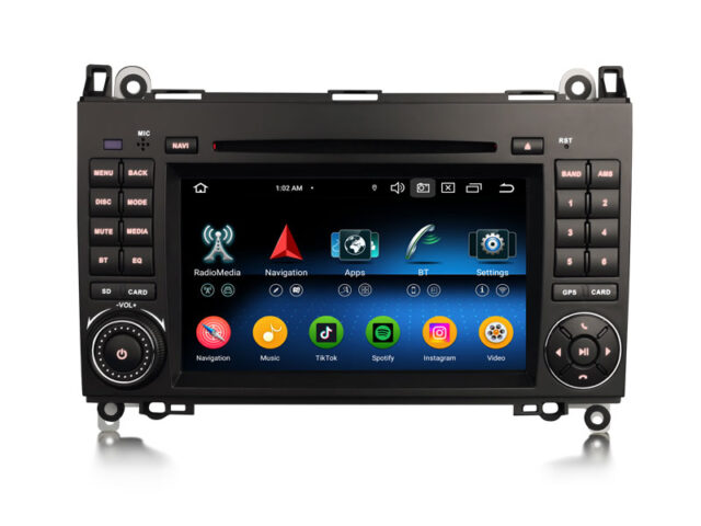 Erisin ES6572B Android 16 Car Stereo GPS DVD CarPlay For Mercedes Benz A/B Class W169 W245 Sprinter Viano Vito VW Crafter Auto Radio WiFi DSP Canbus