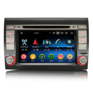 Erisin ES6571F Android 16 Car Stereo GPS DVD CarPlay For Fiat Bravo 2007-2014 Bluetooth 5.1 Android Auto DAB+ WiFi DSP Canbus